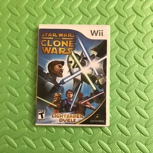 STAR WARS THE CLONE WARS NINTENDO WII GAME